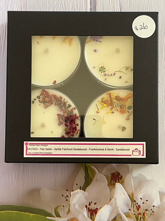 Tea Light Cup Candles - Soya Luna (4 pack)